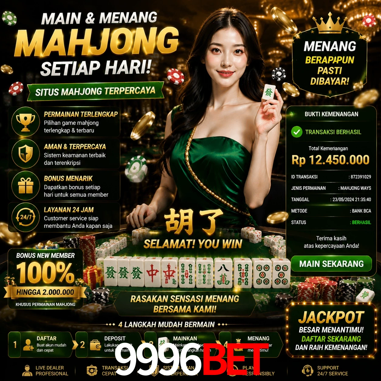 Ganhar e sacar na 9996bet